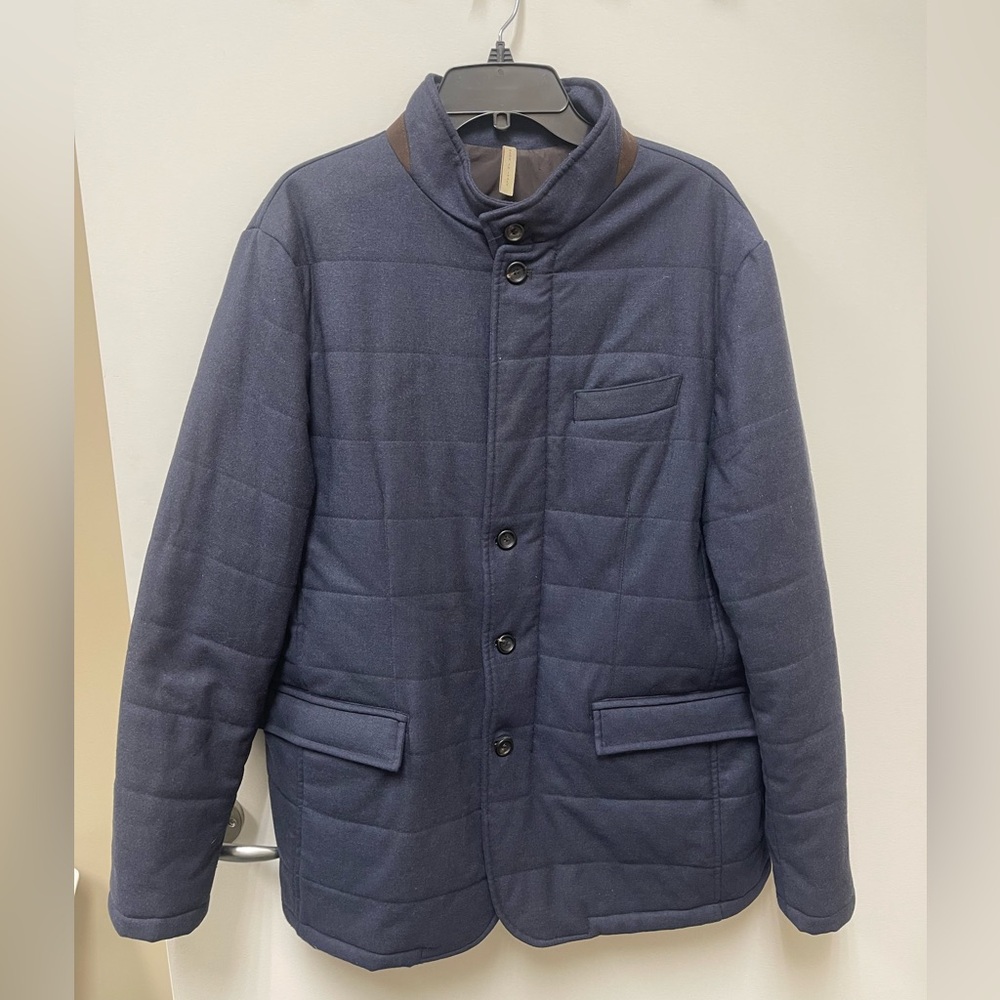Loro Piana & HaroldDark Blue Quilted Jacket